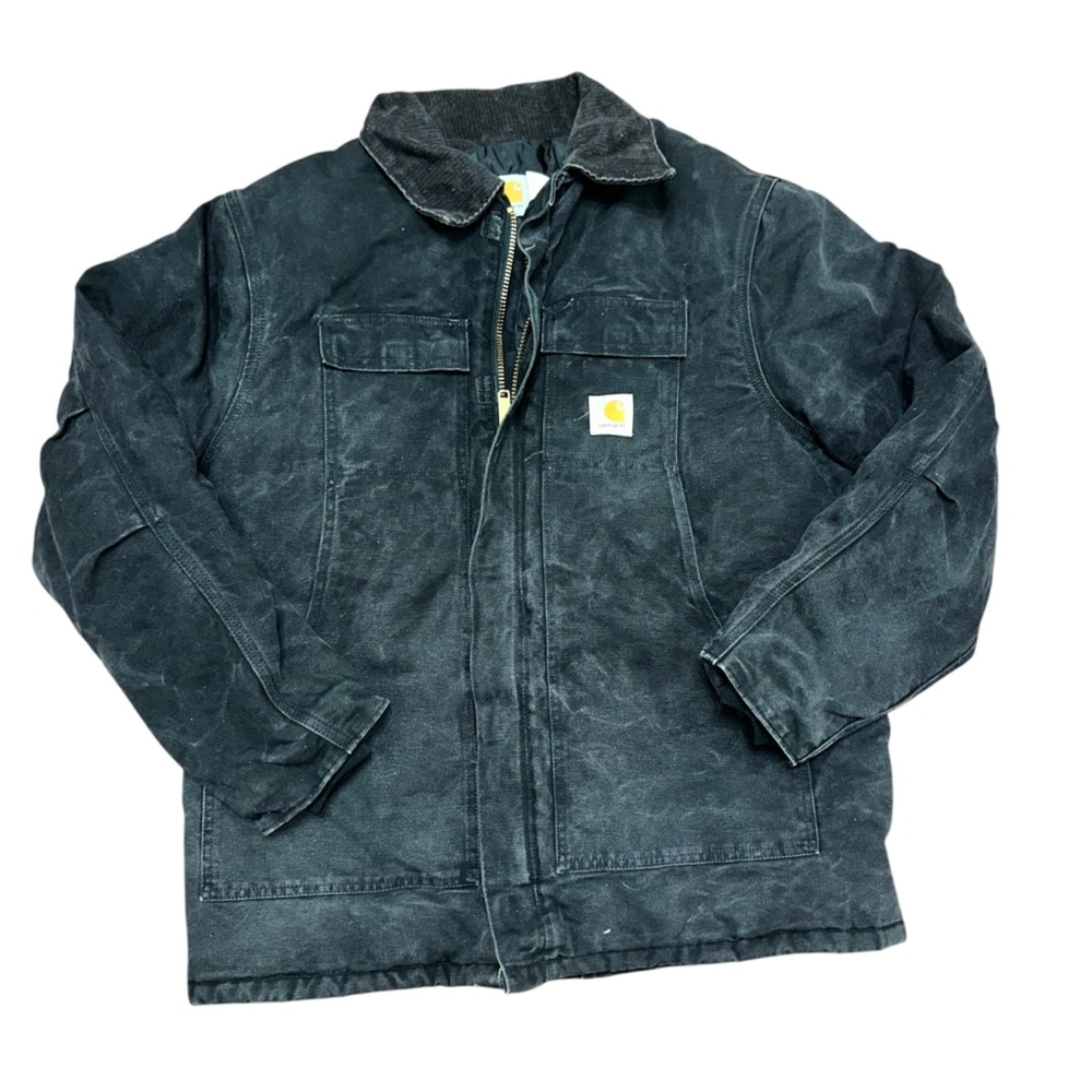 Carhartt C03 BLK Duck Arctic Coat Men 48 Quilt Lined Black
